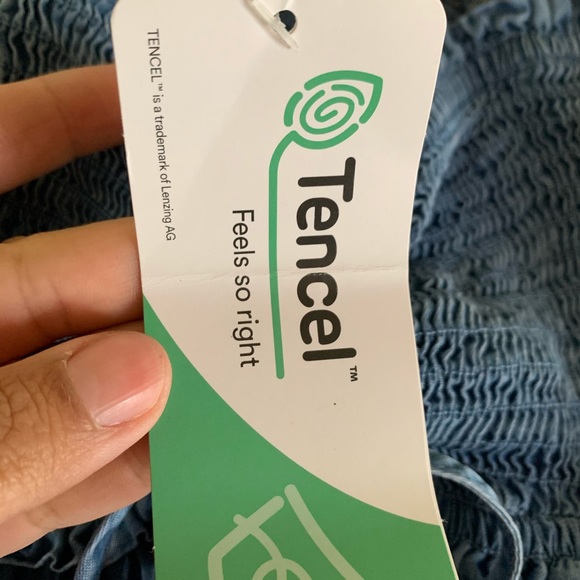 Iris Blue Denim Tank Top size S - Picture 8 of 12